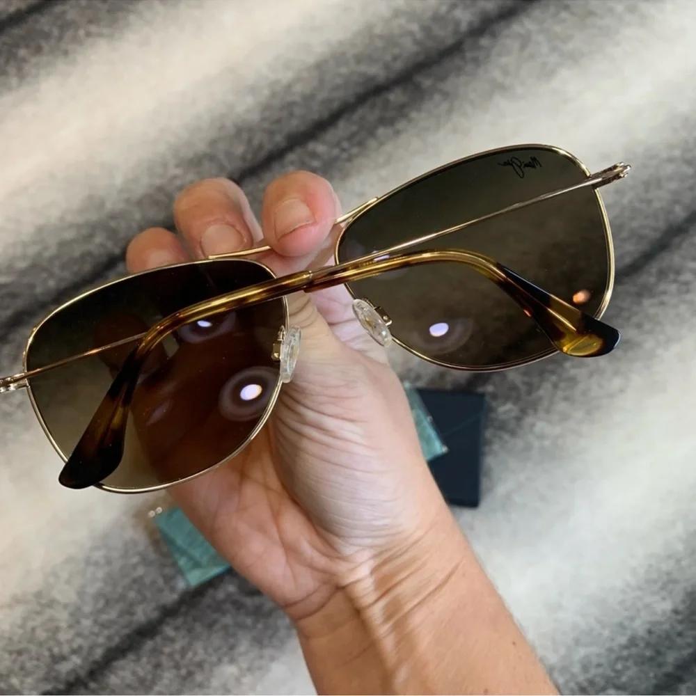 Maui Jim Cliff House Polarized Aviator Sunglasses